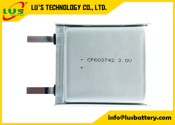 Bateria LiMnO2 embalada macia de CP603742 Mini Flat Battery 2400mAh para a logística inteligente