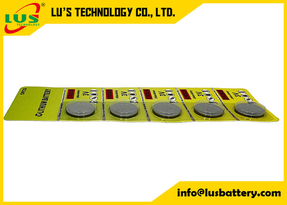 Pacote de cinco baterias de moedas de lítio de 2025 volts IEC CR2025 Substituição de: 280-205, 5003LC, BR2025, DL2025, ECR2025