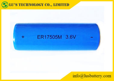 ER17505M um material da bateria 3.6V 2800mah Lisocl2 do cloreto de Thionyl do lítio do tamanho