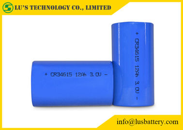 Tipo preliminar forma do poder da bateria de lítio 3.0v de CR34615 3V 12ah 12000mah CR34615 Li-MnO do cilindro do tamanho de D