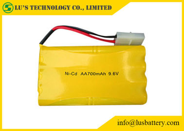 as baterias recarregáveis do Ni-CD AA700mah 9.6V níquel o bloco da bateria de Nicd do cádmio 9,6