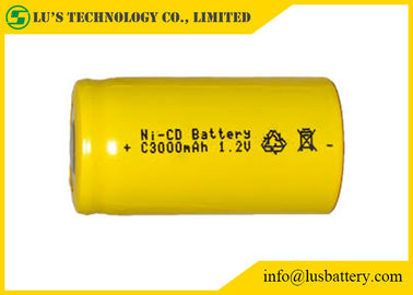 Cor personalizada da bateria recarregável do cádmio do níquel de NI-CD 1.2V C3000mah