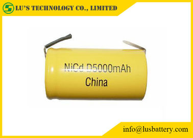 Bateria recarregável do tamanho D 5000mah da bateria de cádmio de níquel do de alta capacidade