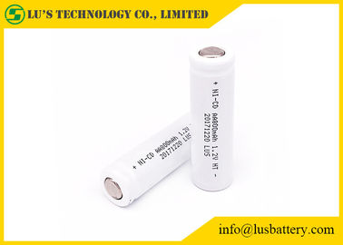 Bateria do cádmio 1,2 V do níquel do AA 800mah, bateria recarregável de alta temperatura