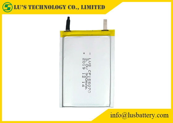 Bateria macia flexível 3V de CP155070 900mah LiMnO2 descartável