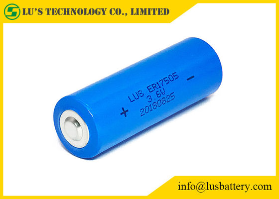3.6V 3400mah Li Socl 2 baterias do tamanho Lisocl2 da bateria de lítio ER17500 A