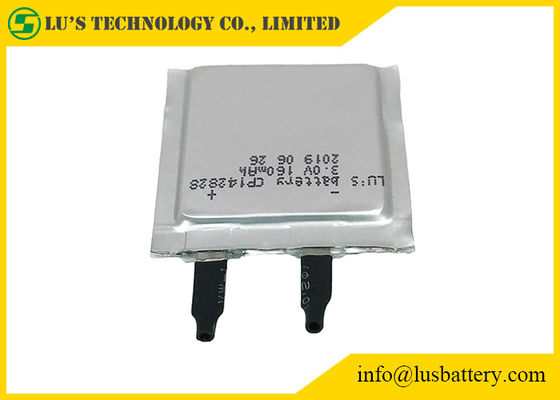 bateria de lítio flexível UL1642 de 3v 150mah CP142828 para o dispositivo médico