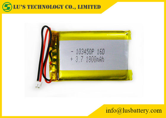 lítio Ion Polymer Battery 3.7V 1800mah da espessura LP103450 de 10.0mm