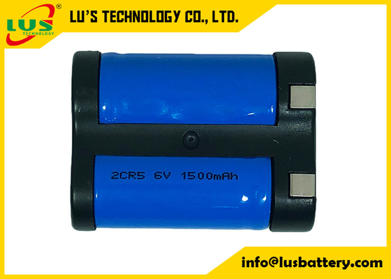 Baterias de lítio 2CR5 cilíndricas 6V 1500mAh 2CR5-BP1 fotográfico HRL