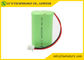 Densidade de alta energia da bateria recarregável de NIMH AA300mah 1,2 V com fios/conector