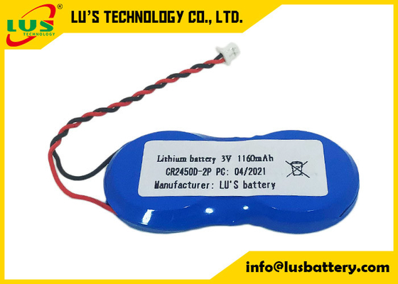 Bloco IMOS1P2 CR2450 3V 1200mah da bateria de lítio para o OEM esperto rastreável da etiqueta