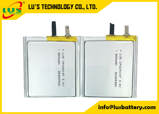 as baterias de 800mah 3.0V Li MnO2 diluem ultra o filme CP224147 CP224248 CP244550 CP254550 CP244649