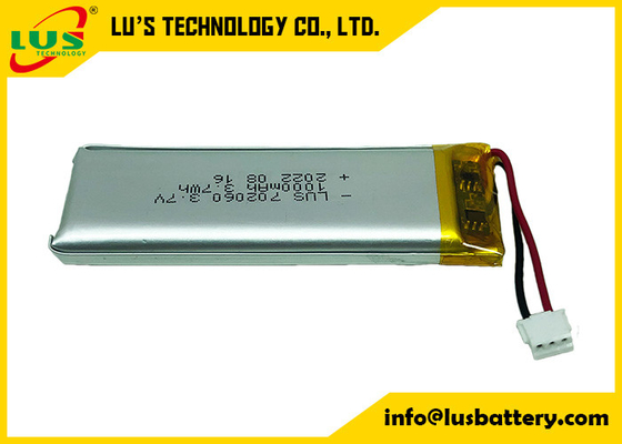 De alta capacidade ultra fino da bateria 3.7V do polímero do lítio LP702060 para Mini Printer