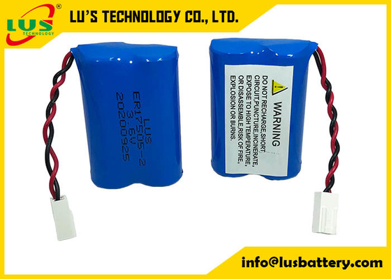 bateria de lítio 3400 não recarregáveis de 3.6V ER17505 Mah Lithium Thionyl Chloride Battery