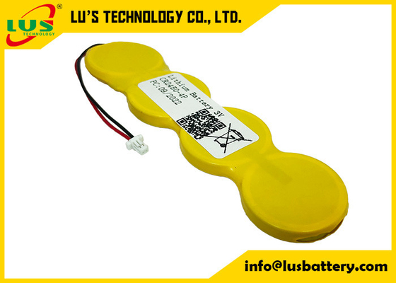 As baterias do botão do lítio de CR2450 2400mah 3v inventam o bloco da pilha para etiquetas espertas