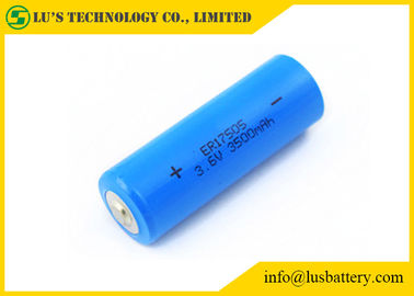 Baterias de lítio ER17500 da bateria 3.6V 3400mah do cloreto de Thionyl do lítio ER17505 baterias 3.6v do tamanho um lisocl2