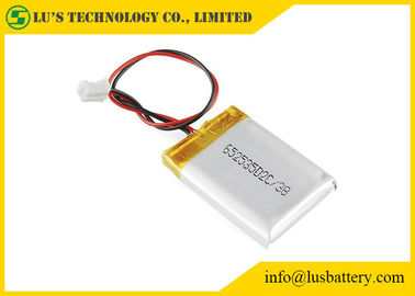 Bateria recarregável amigável do polímero do lítio de Eco para baterias video audio do lipo dos dispositivos LP652535 3.7v