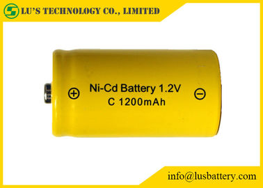 bateria de cádmio de níquel de 1.2V C 1200mah para telefones sem fios/câmaras digitais