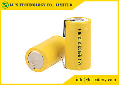 Bateria de cádmio de níquel da bateria do Ni-CD SC1300mah 1,2 V para iluminações alternativas da emergência