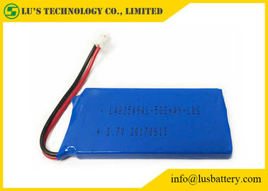 Bateria azul LP482549 do PVC 3,7 V 500mah Lipo 3,7 bateria da bateria 500mah 3.7v do polímero do lítio do volt