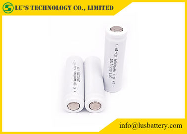 Baterias recarregáveis do AA do cádmio do níquel, bateria de alta temperatura 1.2V 800mah do AA