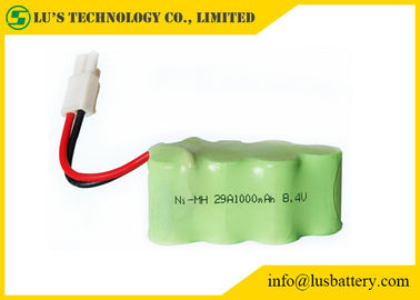 Fios da bateria recarregável 8.4V 1000mah da cor 1,2 V/terminais personalizados do conector