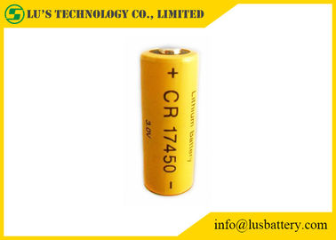 Bateria 2000mah do dióxido do manganês do lítio de CR17450 3.0V - capacidade 2200mah