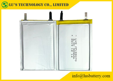 baterias finas finas Não-recarregáveis CP155070 do bloco 3v da pilha da bateria Cp155070 de 3.0V 900mAh Li-MnO2