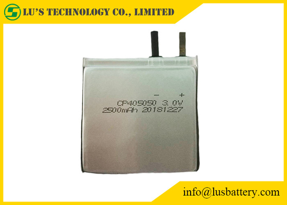 bloco CP405050 HRL da bateria de 3v 2400mAh Limno2 não recarregável para o cartão da identificação