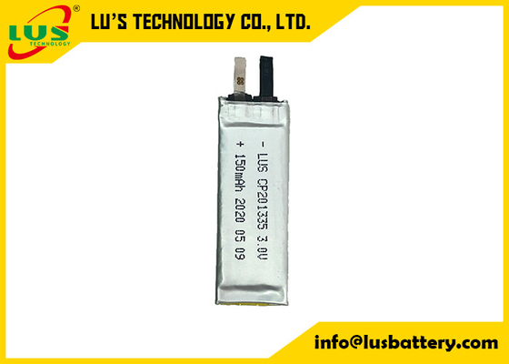 Bateria Limno2 3V não recarregável 150mAh flexível da pilha fina para Hoverboard CP201335