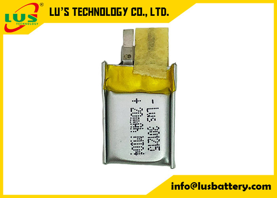 8mah - bateria pequena LP301215 da bateria PL301215 Lipo do polímero do lítio de 200mah 3.7v