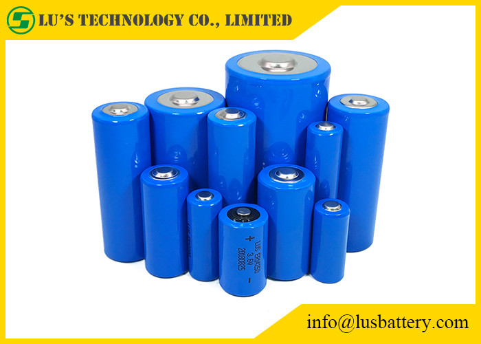 Bloco não recarregável da bateria do tamanho 1200mAh Lisocl2 da bateria de lítio ER14250 3,6 V 1/2 AA