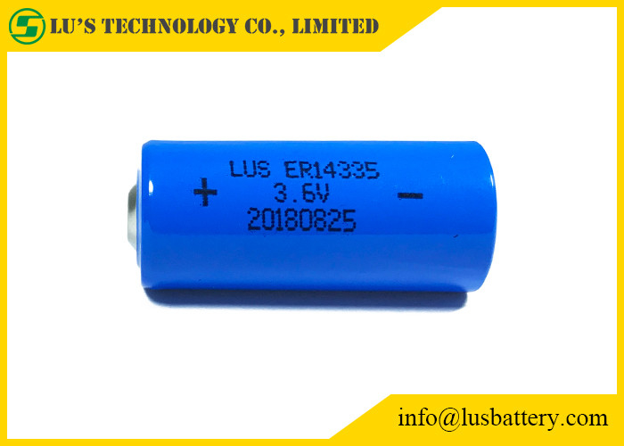 Substituição não padrão da bateria de lítio do AA 3,6 V 1650mAh da bateria de lítio ER14335 2/3