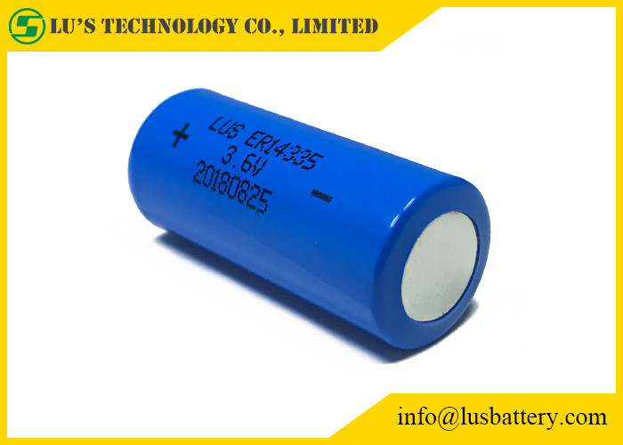 Substituição não padrão da bateria de lítio do AA 3,6 V 1650mAh da bateria de lítio ER14335 2/3