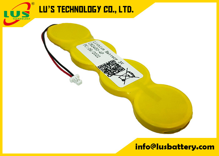 Bateria da pilha IMOS 1P2-A1 da moeda da bateria 2400mah CR2450 4P do botão do lítio do OEM 3V