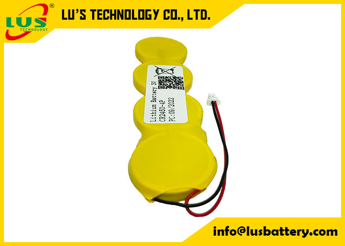 Bateria da pilha IMOS 1P2-A1 da moeda da bateria 2400mah CR2450 4P do botão do lítio do OEM 3V