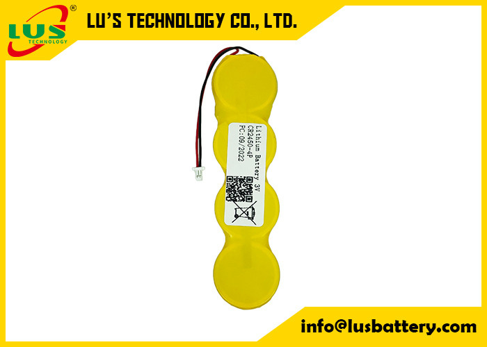 Bateria da pilha IMOS 1P2-A1 da moeda da bateria 2400mah CR2450 4P do botão do lítio do OEM 3V