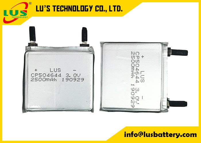 CP504644 Bateria ultrafina de célula de lítio primária 3V 2500mAh para produtos IOT