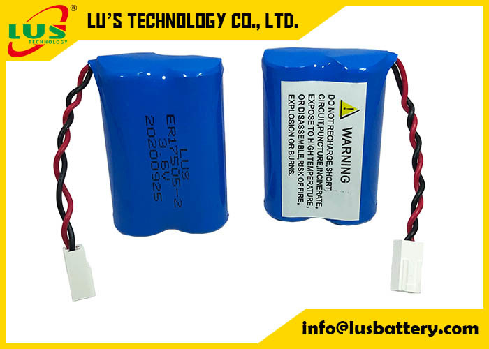 ER17505 3,6 V lítio cloreto de tionila bateria 6800 mah tamanho A bateria de lítio