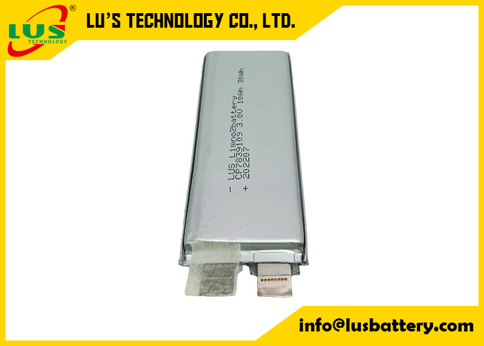 Bateria de lítio lisa ultra fina da pilha 10ah CP8040112 de CP7839109 3.0V para a monitoração da logística