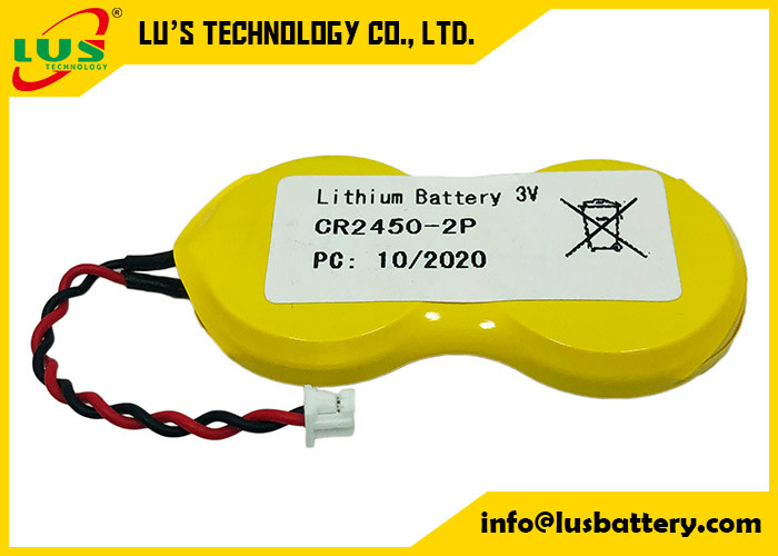 Bloco 1200mAh da bateria da pilha da moeda de IMOS 1P2-A1 CR2450 3,0 volts para ESLs