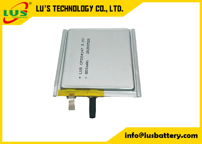 as baterias de 800mah 3.0V Li MnO2 diluem ultra o filme CP224147 CP224248 CP244550 CP254550 CP244649