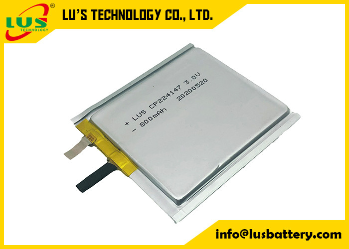 as baterias de 800mah 3.0V Li MnO2 diluem ultra o filme CP224147 CP224248 CP244550 CP254550 CP244649