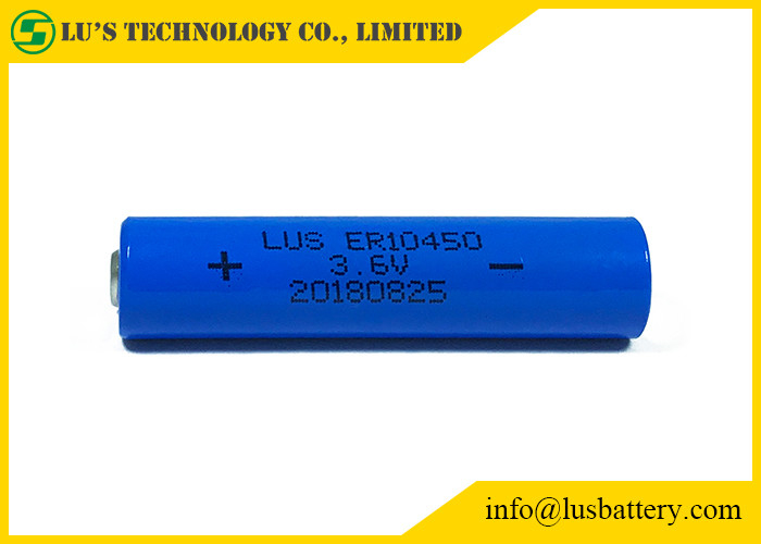 bateria da bateria ER10450 do cloreto de Thionyl do lítio de 700mah 3.6V para o computador/pulsos de disparo