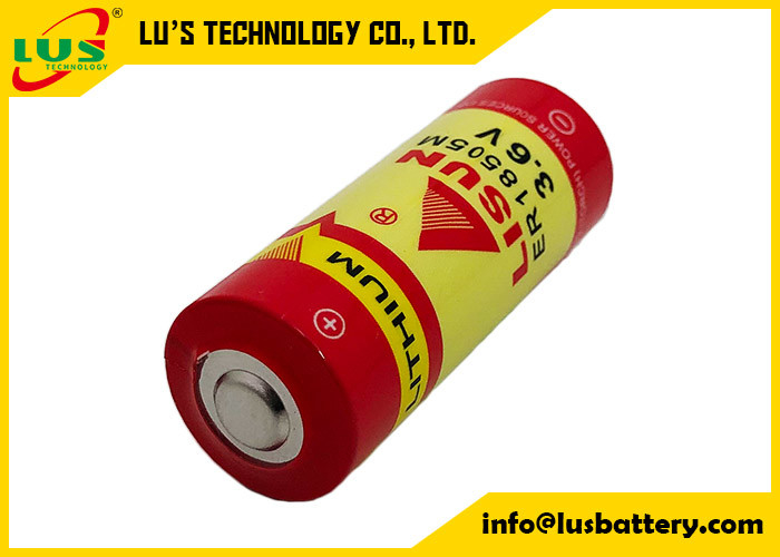 Tipo espiral bateria preliminar ER18505M UHR-ER18505 da bateria de lítio 3.6V 3600mAh Li SOCl2