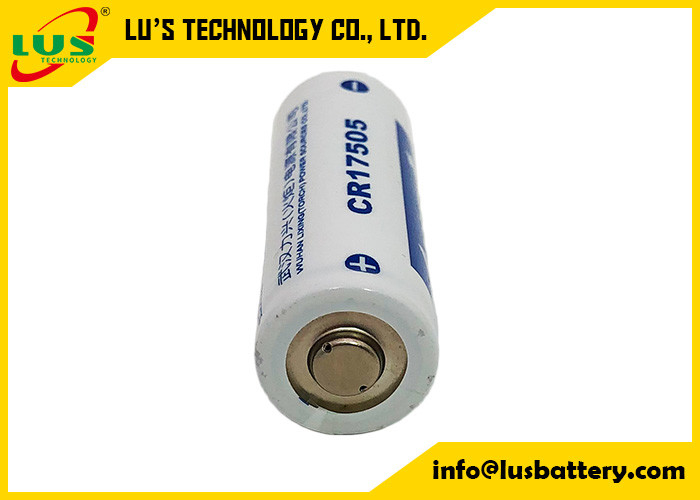 tipo bateria de 3V A do lítio Mno2 da bateria 2500mAh de CR17505 para o PLC alternativo da memória