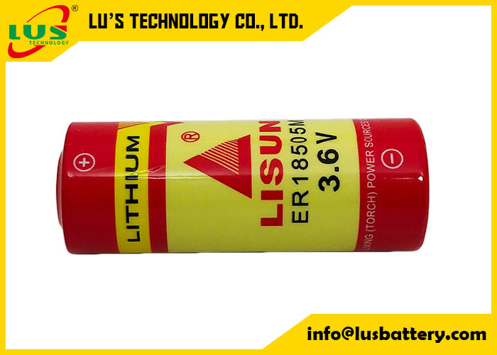 Bateria preliminar personalizada do tamanho 3.6V 3.6Ah Li SOCI2 de ER18505M Battery Spiral A