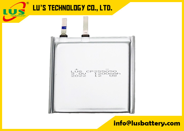 Pacote macio flexível da bateria ultra fina lisa de CP255050 3.0V 1200mah para o fechamento eletrônico