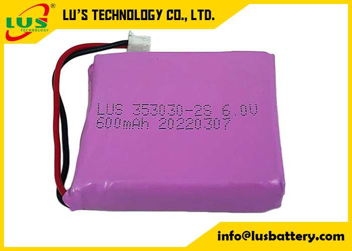 Bloco da bateria do dióxido do manganês do lítio CP353030 6 bateria de Li Mno 2 do volt para o dispositivo do CPC