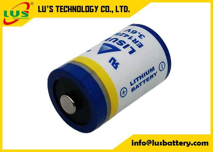 bateria ER14250 do cloreto de Thionyl do lítio de 3.6V 1.2Ah para a eletrônica do veículo